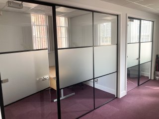 Royal Russell School (Croydon, Surrey): T-Bar Acoustic Glass Partitions