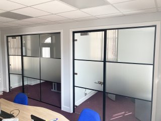 Royal Russell School (Croydon, Surrey): T-Bar Acoustic Glass Partitions