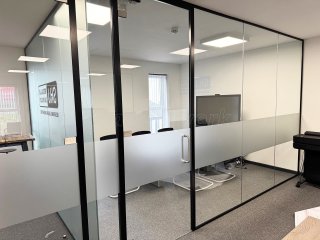 SHJ (Rotherham, South Yorkshire): Multiple Acoustic Glass Partition Offices
