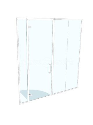 South Of England Investments (Liverpool, Merseyside): Glass Partition With White Frame