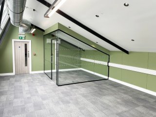 SP Construction Essex (Basildon, Essex): Glass Corner Office Under Pitched Roof