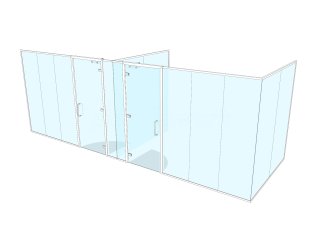 Seeclear Services Group (Stratford-upon-Avon, Warwickshire): Acoustic Glass Office Partitions With Doors