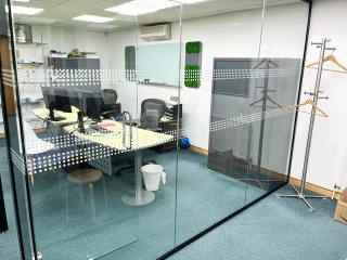 Signbox Ltd (Egham, Surrey): Glass Corner Office With Soundproofed Laminated Glazing
