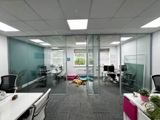 Smart Clinic (Northwich, Cheshire): Double Glazed Glass Office Partitions