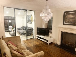 Domestic Project (Solihull, West Midlands): Industrial-Style Toughened Glass Room Divider