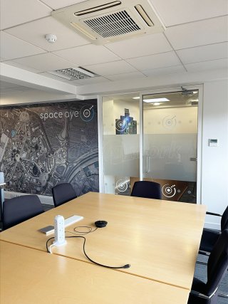 Space Aye (Glasgow, Scotland): Office Interior Glass Door and Side Panel