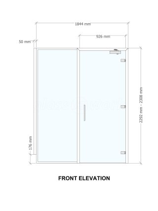 Space Aye (Glasgow, Scotland): Office Interior Glass Door and Side Panel