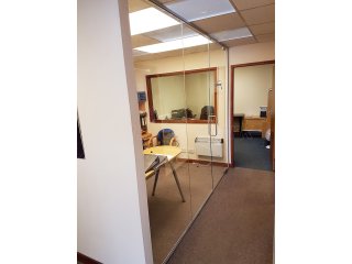 Approved Hydraulics Ltd (Stockport, Cheshire): Glass Office Partition Including Frameless Door