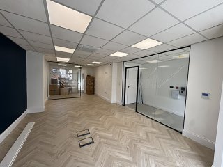 Stronghold Contractors (Rugby, Warwickshire): Office Glass Partition Screen With Door