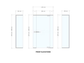 Stukeley Properties (Boston, Lincolnshire): Glass Corner Partition