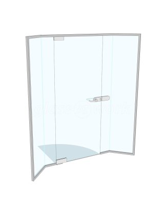 Stukeley Properties (Boston, Lincolnshire): Glass Corner Partition