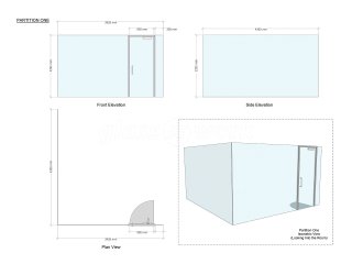 Sunflower Medical (Bradford, West Yorkshire): Showroom Glass Partition Using Acoustic Glazing