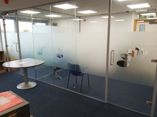 Sunflower Medical (Bradford, West Yorkshire): Acoustic Glass Office Partitions