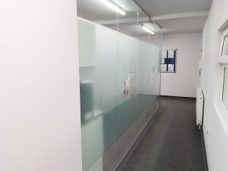 Sunflower Medical (Bradford, West Yorkshire): Acoustic Glass Office Partitions