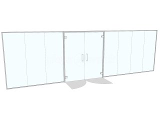 Syntax Integration (Marylebone, London): Glass Partition With Double Doors