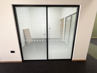 TG Escapes (Woking, Surrey): Glass Partition Walls With Integral Blinds