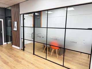 TLC Contractors (Bradford, West Yorkshire): T-Bar Black Metal Framed Glass Walls and Doors