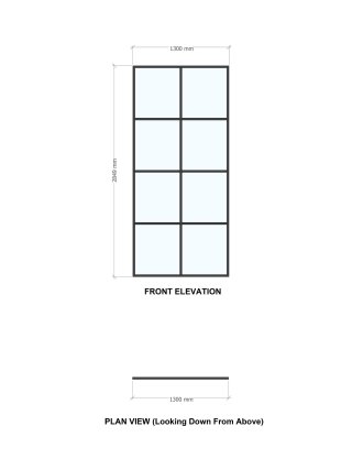 TLC Estate Agents (Kensington, London): T-Bar Metal Grid Glass Room Dividers