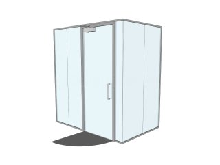 T&RS Engineering (Doncaster, South Yorkshire): Glass Partition Corner Meeting Room