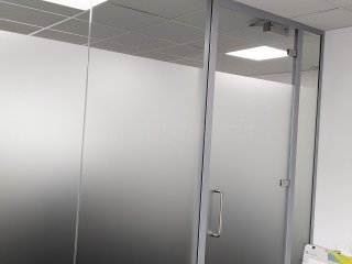 Talking Lab (Waterlooville, Hampshire): Acoustic Glass Office Partition