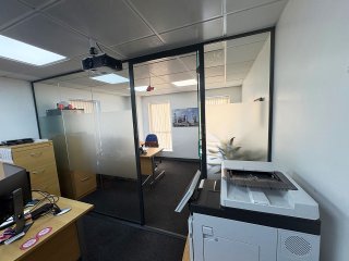 TapcoEnpro (Barnsley, South Yorkshire): Glass Office Partition With Soundproofing