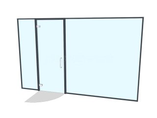 TapcoEnpro (Barnsley, South Yorkshire): Glass Office Partition With Soundproofing
