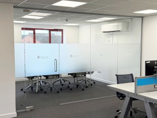 Tecch Limited (Milton Keynes, Buckinghamshire): Frameless Glass Office Partition