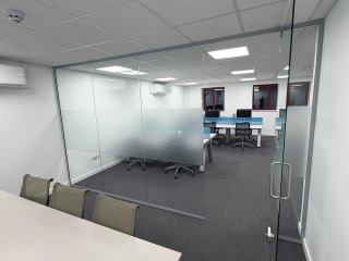 Tecch Limited (Milton Keynes, Buckinghamshire): Frameless Glass Office Partition