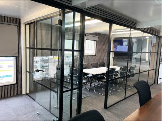 SWD Lining (Gravesend, Kent): T-Bar Acoustic Glass Office Partitions