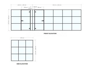 SWD Lining (Gravesend, Kent): T-Bar Acoustic Glass Office Partitions
