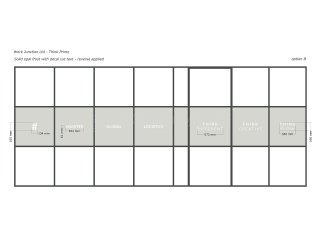 ThinkPrime (Cramlington, Northumberland): T-Bar Industrial-Style Acoustic Corner Office With Black Framing