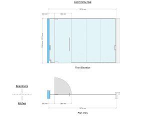Total Fire Group (Bolton, Greater Manchester): Frameless Office Partition Glass Wall and Door