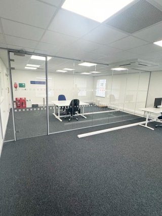 Trinity Facilities Management (Warrington, Cheshire): Frameless Glass Office Partitioning With Acoustic Glazing