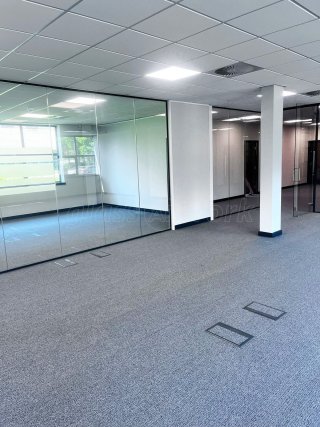 Trinity Facilities Management (Shoreditch, London): Laminated Acoustic Glass Office Partitions