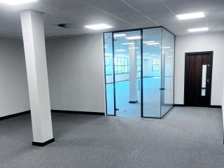 Trinity Facilities Management (Shoreditch, London): Laminated Acoustic Glass Office Partitions