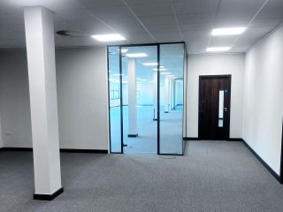Trinity Facilities Management (Shoreditch, London): Laminated Acoustic Glass Office Partitions