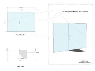 TruTravels (Kingston Upon Thames, Surrey): Frameless Toughened Glass Partition Wall