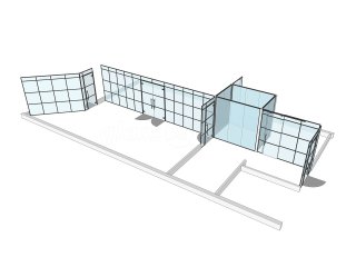 Ultima Furniture  (Featherstone, West Yorkshire): T-Bar Black Framed Industrial-Style Glass Office Commercial Fitout