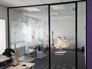 Union Business Finance (Hemel Hempstead, Hertfordshire): Acoustic Glass Office Partition