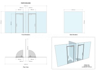 Unloc (Portsmouth, Hampshire): Side-by-side Acoustic Glass Office Refurbishment
