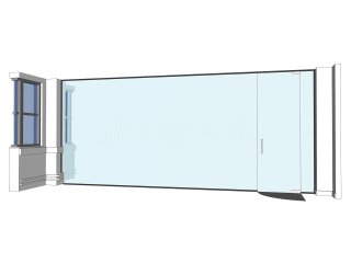 Up & Away Aviation Detailing (Manchester Airport, Manchester): Toughened Glass Office Wall With Frameless Door