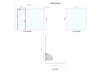 Urm Group (Knottingley, West Yorkshire): Toughened Glass Partition Offices