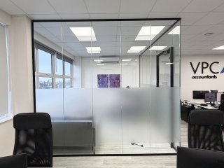VPC Accountants (Harrow, Greater London): Acoustic Glass Corner Offices