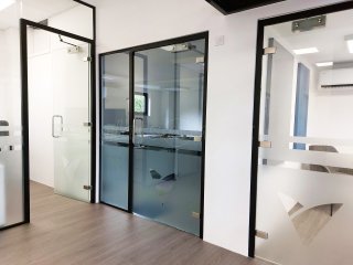 Valley Projects (Fernhurst, Surrey): Glass Office Fit-Out Using Toughened Glazing