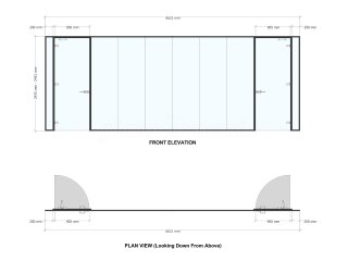 V and L Construction (The City, London): Glass Partition Wall With Two Doors