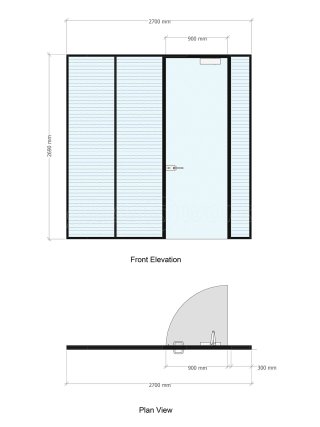 Virtue Ltd (Market Drayton, Shropshire): Double Glazed Glass Office Partitions With Blinds