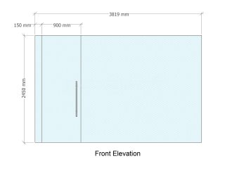 WTTA Group (Epping, Essex): Straight Glass Office Wall With Frameless Door