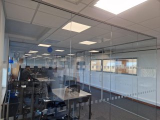 Waltlabs.io (Letchworth Garden City, Hertfordshire): Frameless Glass Corner Offices