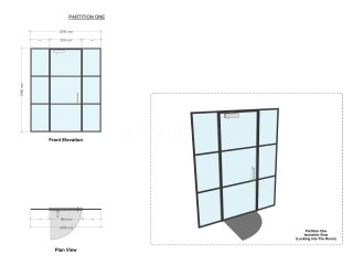 Wash Post Ltd (City of London, London): Black Industrial Style Separation Screen