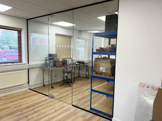 Wastewater Fuels (Coventry, West Midlands): Glass Partition Office Front